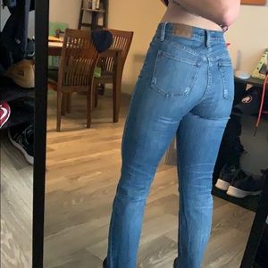 Madewell perfect vintage high waist jean.